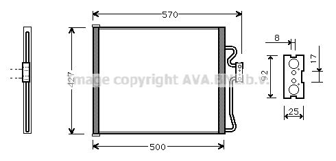 AVA QUALITY COOLING kondensatorius, oro kondicionierius BW5192